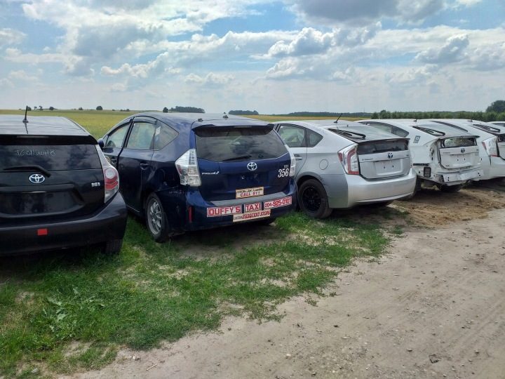 Toyota Prius III трос ручного тормоза троса компл., фото 6