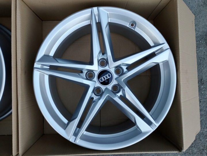 4× Литой диск Audi OE 8W0601025HM A4B8 8.0" x 18" 5x112 ET 40, фото 8