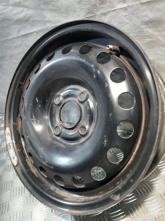 Штампованный диск Volkswagen OE 1S0.601.027 G/J 1S0601027G/J 1S0601027 G/J 5.0" x 14" 4x100 ET 35, фото 3