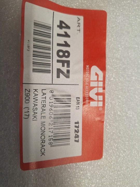Каркас кофра центрального Givi 4118FZ для Kawasaki Z900 17-20, фото 6