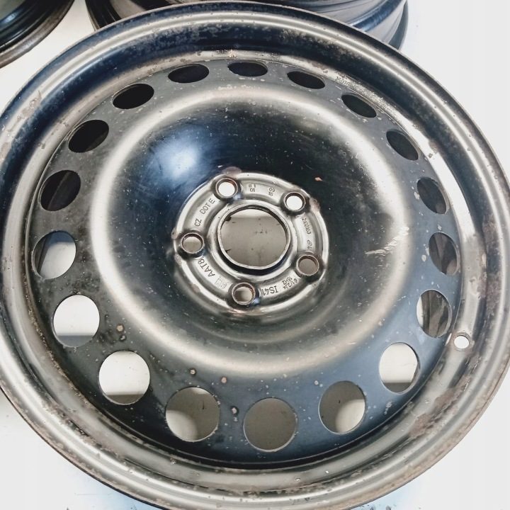 4× Штампованный диск Opel OE 13383367 6.5" x 16" 5x105 ET 39, фото 3