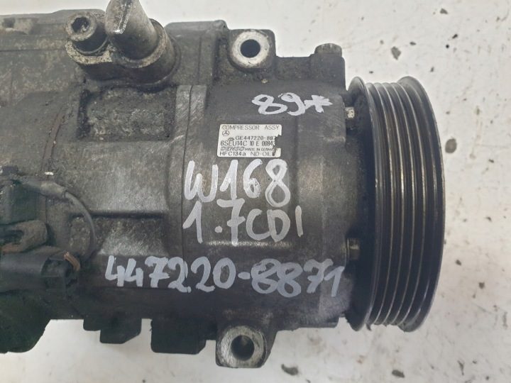 КОМПРЕССОР КОНДИЦИОНЕРА MERCEDES A 168 W168 447220-8871, фото 6
