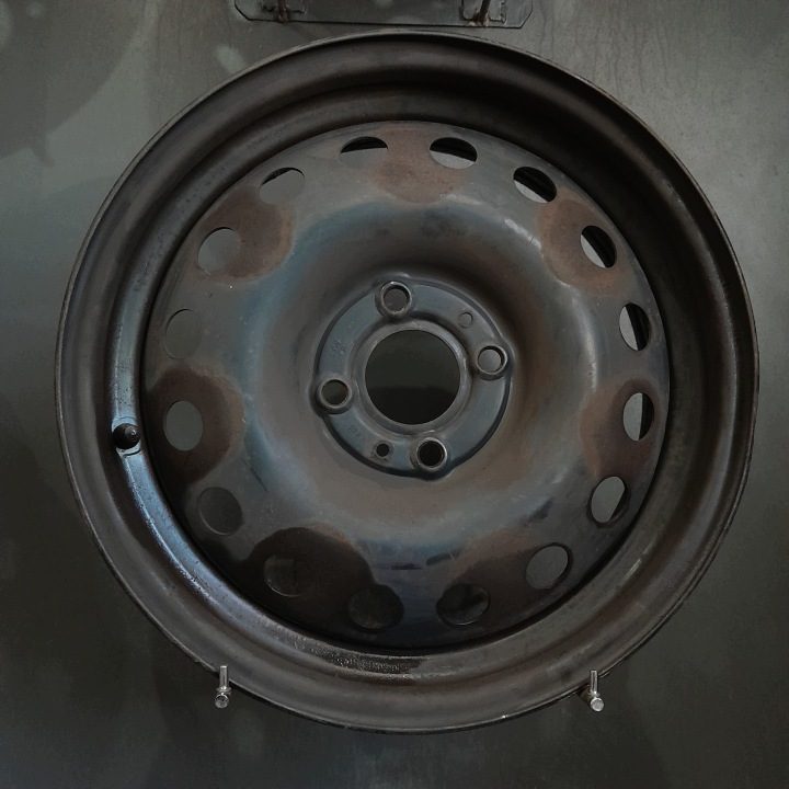 4× Штампованный диск Nissan OE Renault Modus, Nissan Note 5.5" x 15" 4x100 ET 45, фото 5