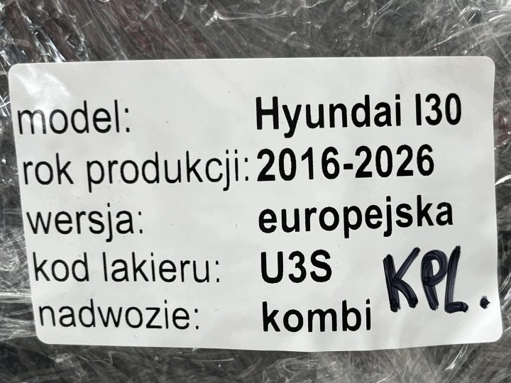 HYUNDAI i30 III 16-23 РЕШЕТКИ ОБДУВА СРЕДНИЕ ПРАВЫЕ ЛЕВЫЕ КОМПЛЕКТ EU, фото 6