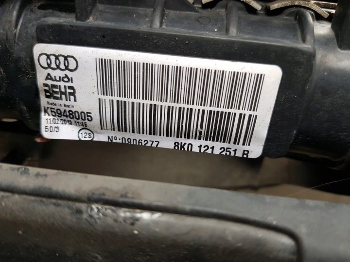 Audi Q3 8U 11-14r 2.0 TDI передняя панель радиаторы вентиляторы, фото 8