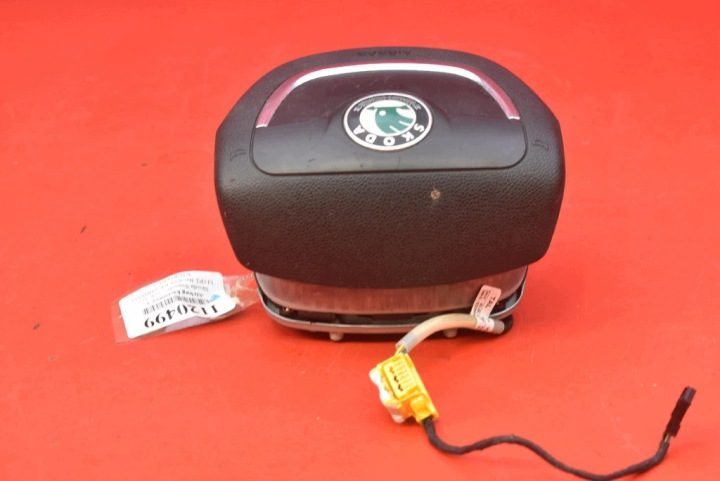 Подушка безопасности воздушная водителя 1Z0880201AK Skoda Superb 2 II 08-13, фото 5