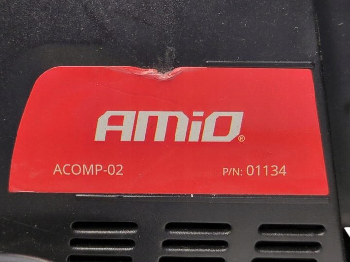 Компрессор под zapalniczkę электрический насос для колес AMIO ACOMP 02, фото 3