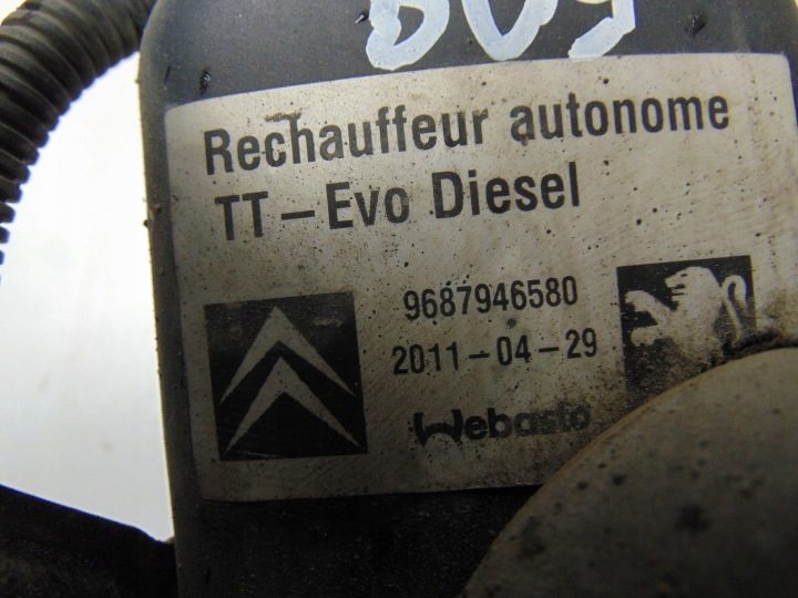 ПЕЧКА WEBASTO АВТОНОМНЫЙ ОТОПИТЕЛЬ THERMO PEUGEOT 508 1.6 HDI 9687946580, фото 13