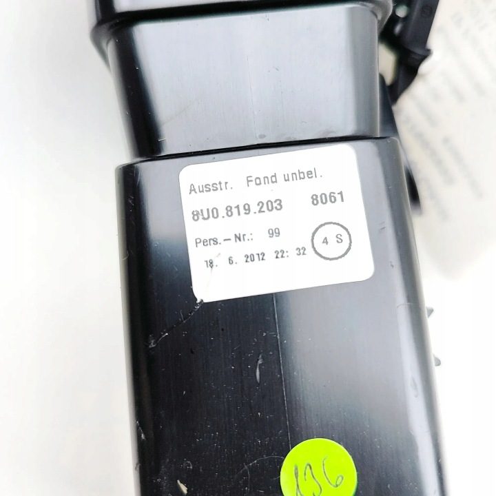 ВОЗДУХОЗАБОРНИК КОНСОЛИ AUDI Q3 (8U) 8U0819203 32800438 2.5L 228 кВт 2014, фото 7