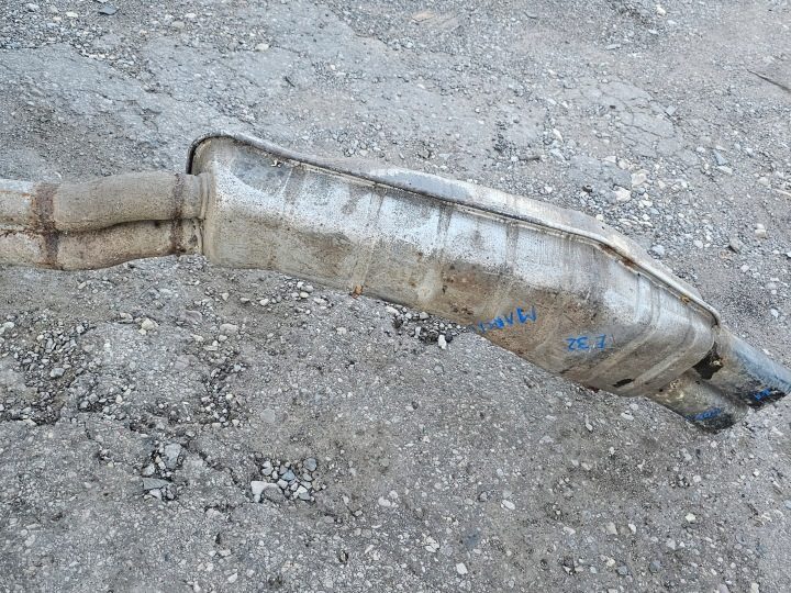 Глушитель выхлопная труба BMW E32 730i 735i 740i 750i 86-94r, фото 12