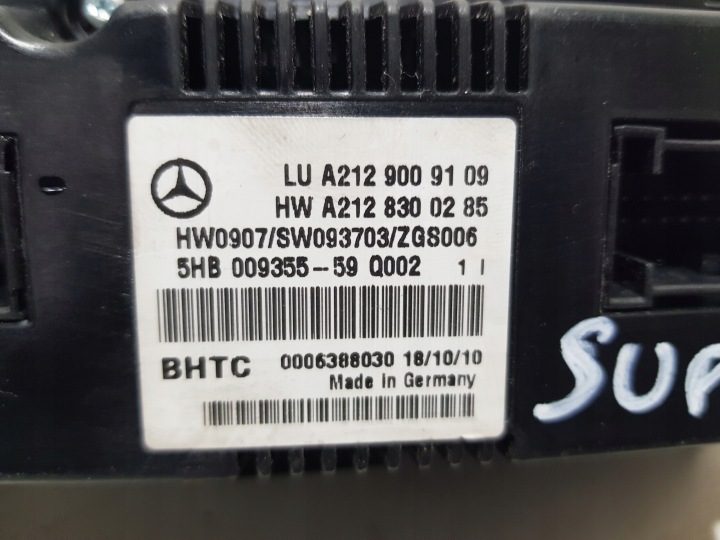 Блок управления печкой кондиционера Mercedes W212 2129009109, фото 5