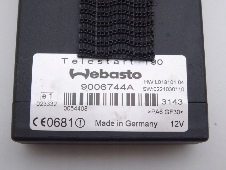 БЛОК УПРАВЛЕНИЯ WEBASTO SMART FORFOUR I 9006744A NR574, фото 2