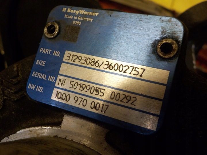 VOLVO V60 S60 S80 V70 XC60 XC70 2.4 D5 13 г. 215 л.с. турбина 31293086 36002757, фото 6