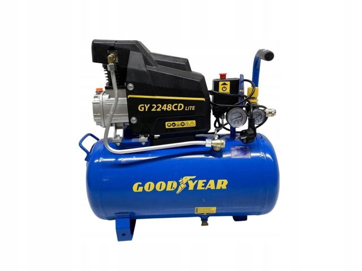 Компрессор Электрический Goodyear GY2248 Lite 24L – 2 Л.С., 230 В 8 бар, фото 1