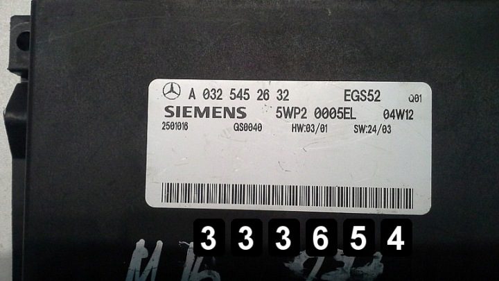 2005 Mercedes E класс ЭБУ (W211) 0325452632, фото 2