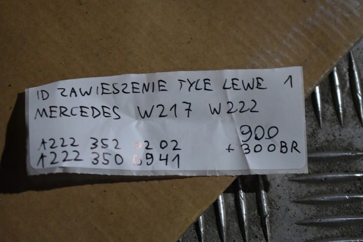 ИДЕАЛЬНАЯ ПОДВЕСКА ЗАДНЯЯ ЛЕВАЯ MERCEDES W217 W222 1, фото 5