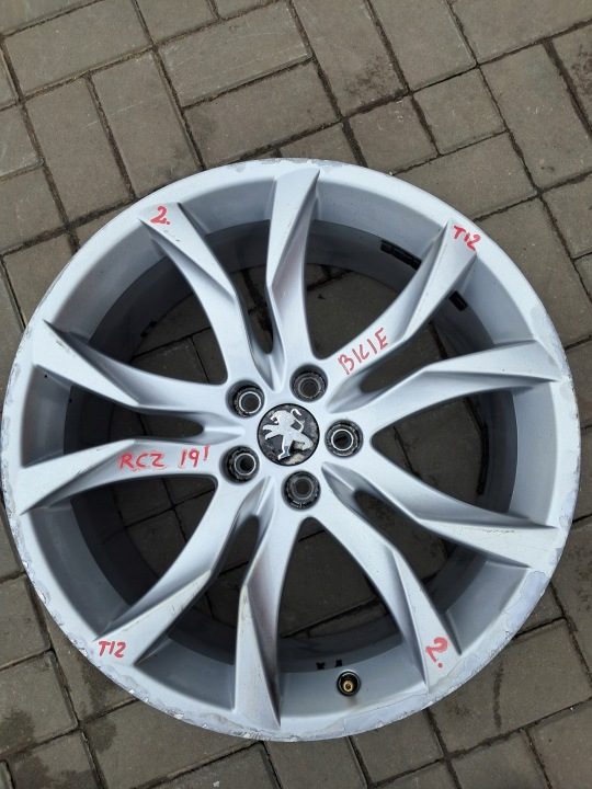 Литой диск Peugeot OE 8.0" x 19" 5x108, фото 1
