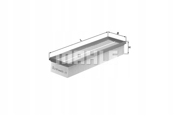 Mahle LX 617 Воздушный фильтр, фото 10