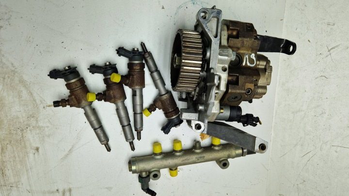 КОМПЛЕКТ OPIŁKOWY CITROEN C2 1.4 HDI 0445110135 ФОРСУНКИ 4 шт. + НАСОС, фото 1