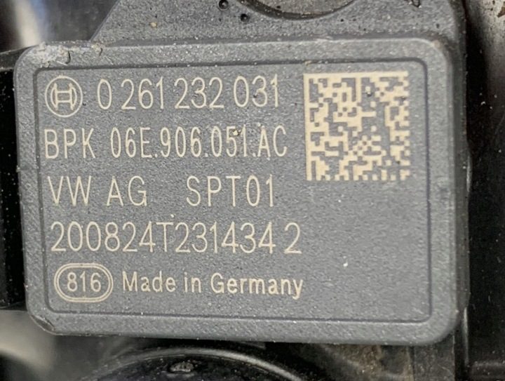 ДАТЧИК ТРУБА PORSCHE 992 06E906051AC 992145861, фото 5