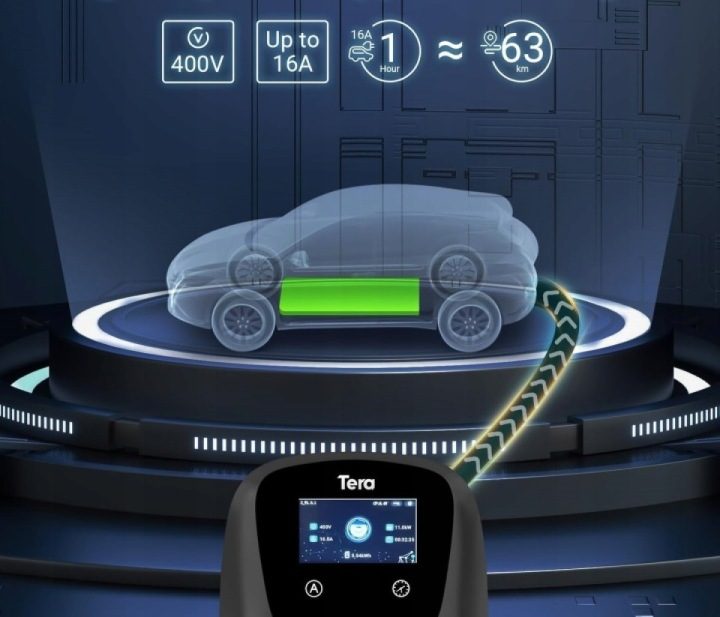 Tera Smart EV W01 зарядное устройство автомобилей электрических 11 кВт 7m тип 2 Wallbox, фото 2