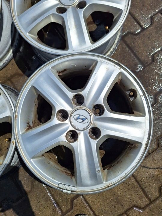 4× Литой диск Hyundai OE I30 5.5" x 15" 5x114.3, фото 2