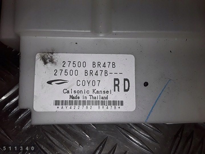 2011 Nissan Qashqai Модуль управления кондиционером 27500br47b, фото 3