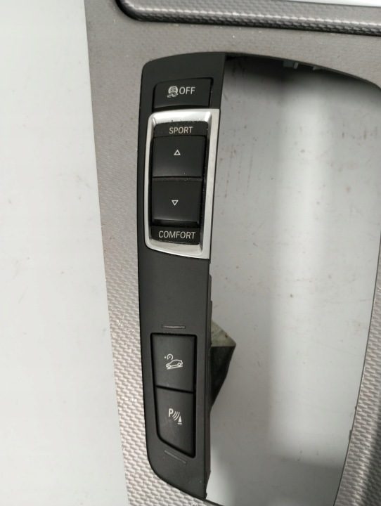 BMW F10 F11 центральная консоль тоннель бардачок Idrive 9202948 9286699, фото 3