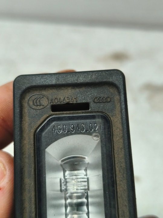 Подсветка номера номерного Audi OE 4G0943021, фото 3