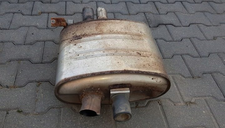 BMW 5 E60 E61 525D 2.5 3.0 дизель 530D ГЛУШИТЕЛЬ ЗАДНИЙ 7798512 2130708, фото 4