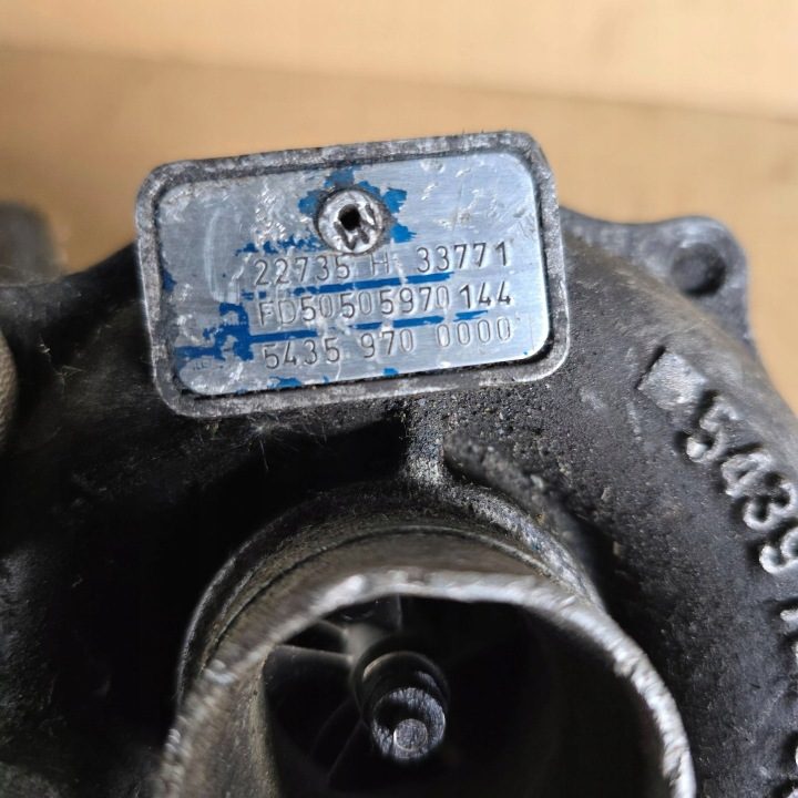 Nissan Micra Турбина 54359700000 поврежденная patrz fotke, фото 7