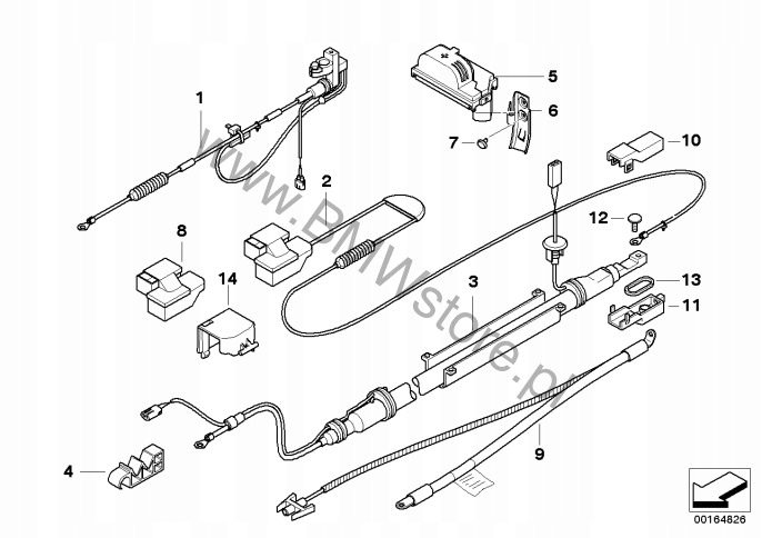 BMW 5 E60 E61 ПРОВОД ПЛЮСОВОЙ PLUS АККУМУЛЯТОРА ДЛИННЫЙ КУЗОВА 9176953, фото 9
