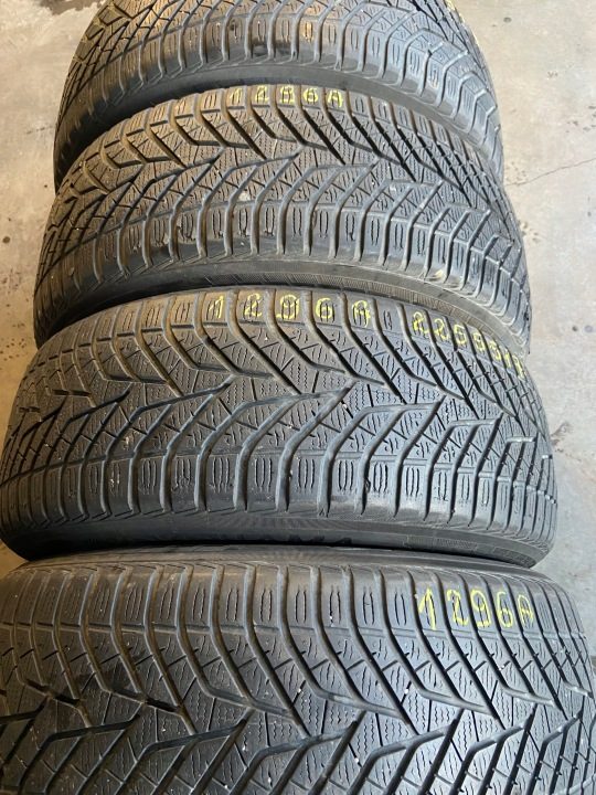 4× Шина зимняя Yokohama W.drive V905 225/55R17 101 В сцепление на снегу (3PMSF), защита диска, усилитель (XL), фото 1