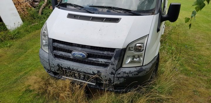 МОЛДИНГ СТЕКЛА ПЕРЕДНИЙ НАРУЖНЫЙ СТОЙКИ FORD TRANSIT MK7 06-13 ОРИГИНАЛЬНЫЙ, фото 1