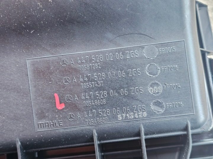 MERCEDES V КЛАСС W447 447 ВОЗДУШНЫЙ ФИЛЬТР, фото 9