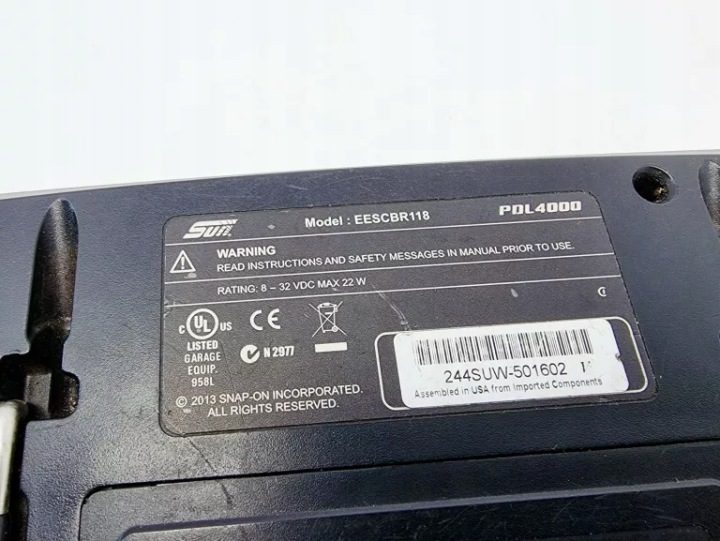 Тестер диагностический SUN PDL PDL 8100 новый модель Snap-On, фото 15