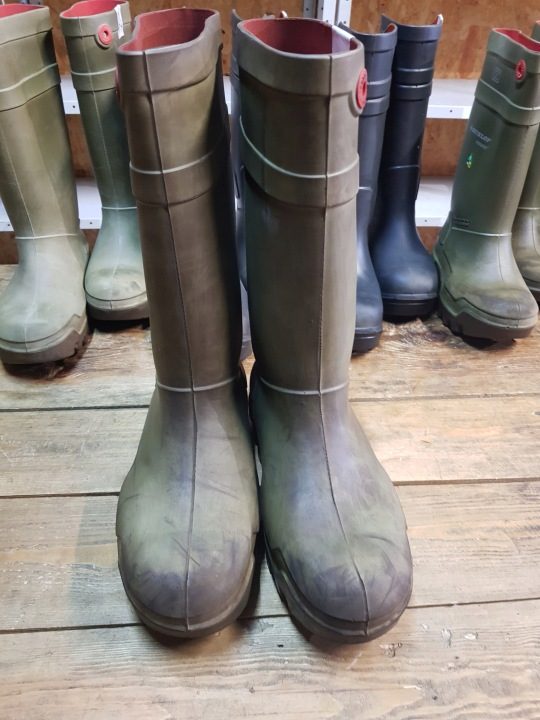 Резиновые сапоги рабочие DUNLOP разм. 47 стелька 31 см S3, фото 4