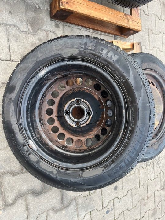 Колесо штампованный диск шина зимняя 185/65R15 R15 4x108 4x комплект ОРИГИНАЛ EUR, фото 10