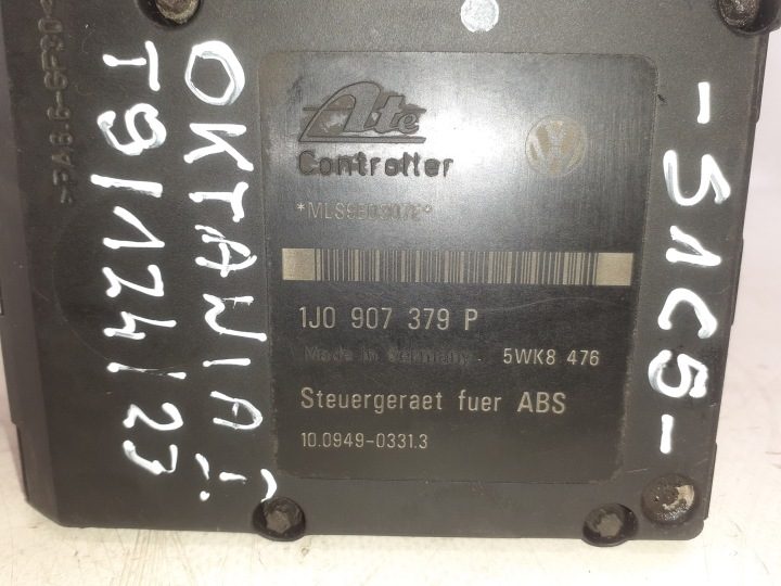 SKODA OCTAVIA 1.6B 1J0614117D 1J0907379P НАСОС ABS, фото 2