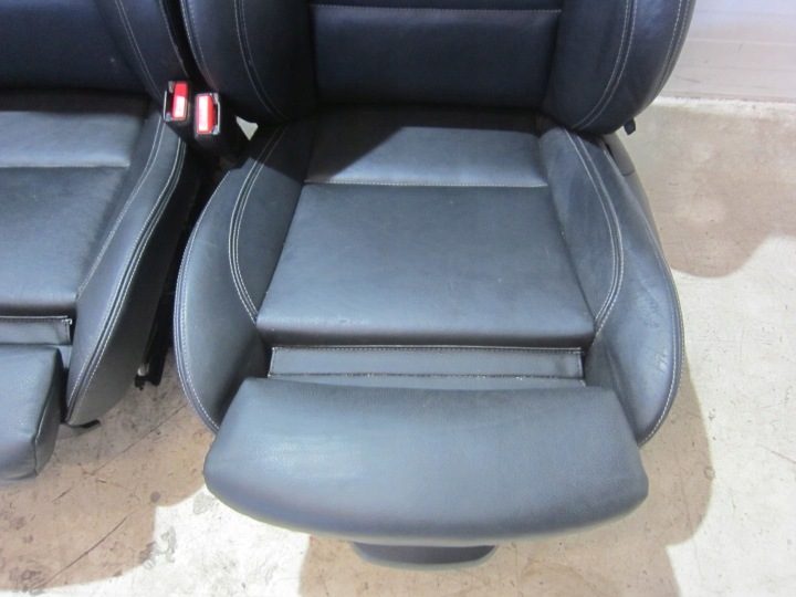 BMW X3 F25 СИДЕНЬЯ ДИВАН ОБШИВКИ КОЖА NEVADA ЧЕРНАЯ SPORT 52107140451, фото 6