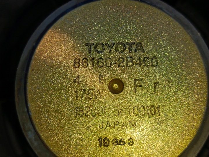 TOYOTA CELICA VII динамик двери передний 86160-2B460 OE, фото 3