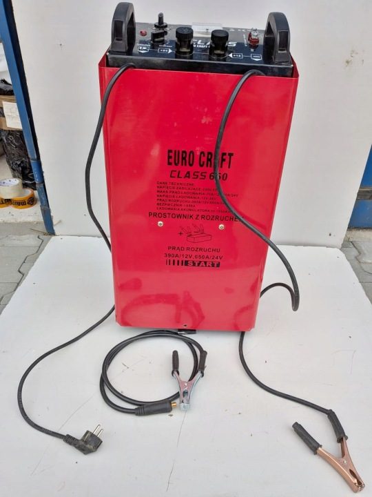 Зарядное устройство с функцией пуска Euro Craft Класс 650 12 А, фото 3
