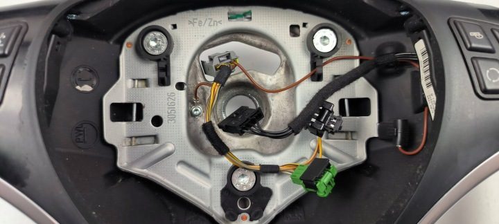 РУЛЬ МУЛЬТИФУНКЦИОНАЛЬНЫЙ КОЖА 9123288 BMW 3 E90 E92 06 г., фото 3