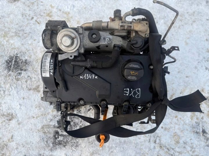 ДВИГАТЕЛЬ С POMPOWTRYSKAMI 1.9TDI BXE AUDI A3 8P GOLF V OCTAVIA TOURAN 03-13 R, фото 3