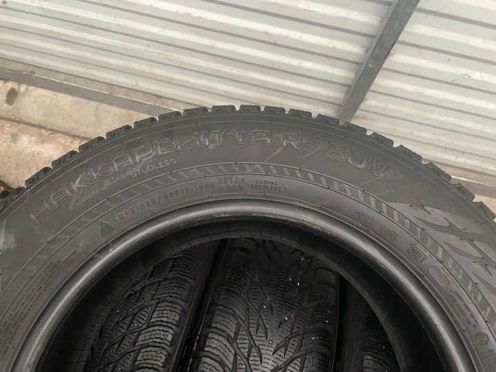 4× Шина зимняя Nokian Tyres Hakkapeliitta R3 ВНЕДОРОЖНИК 225/65R17 106 R сцепление на снегу (3PMSF), фото 4