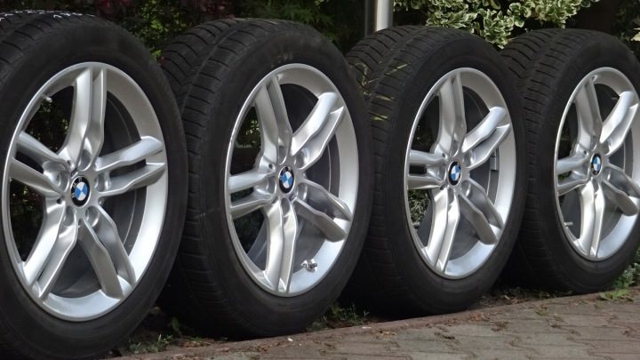 Колеса зимние 17'' 5x112 BMW 205/55R17 ET54 TPMS литые диски, фото 1