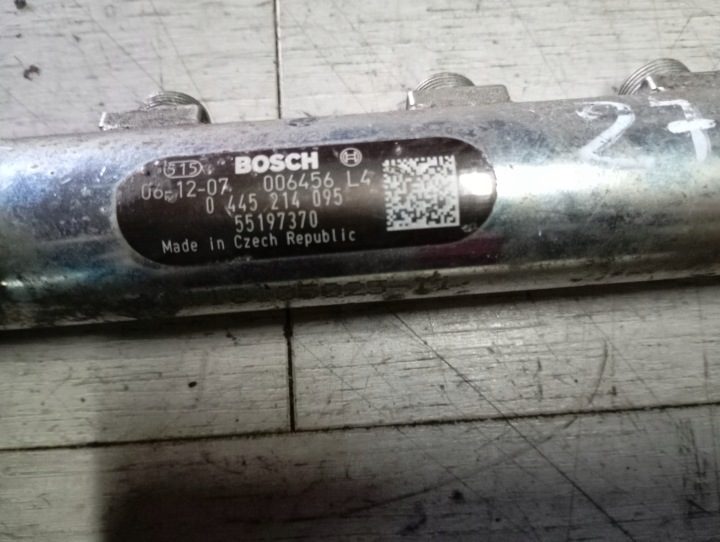 Топливная рампа Opel Fiat Saab Suzuki 1.9 CDTI 8V 0445214095 55197370, фото 2