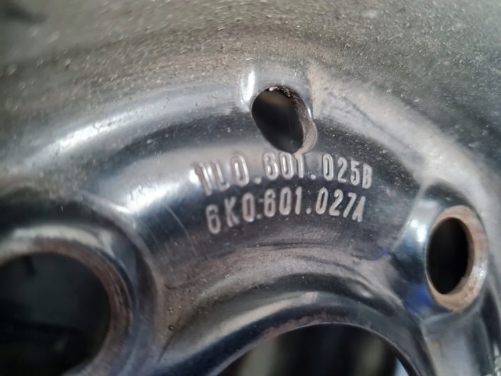 Штампованный диск Volkswagen OE 5.5" x 13" 4x100 ET 38, фото 6
