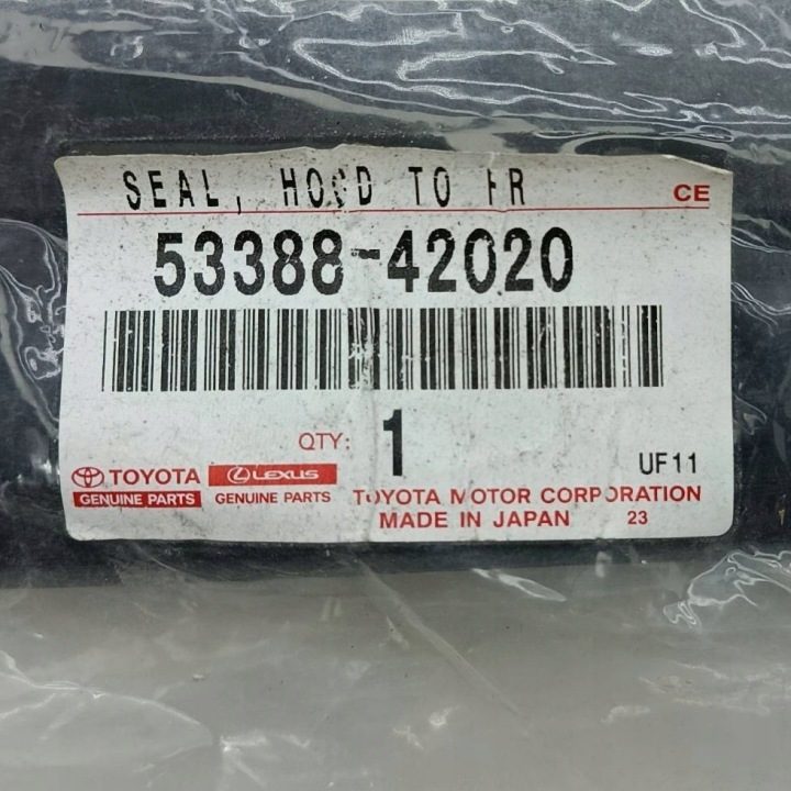 TOYOTA RAV 4 УПЛОТНИТЕЛЬ КАПОТА КРЫЛА ПРАВЫЙ ПЕРЕДНИЙ 53388-42020, фото 4