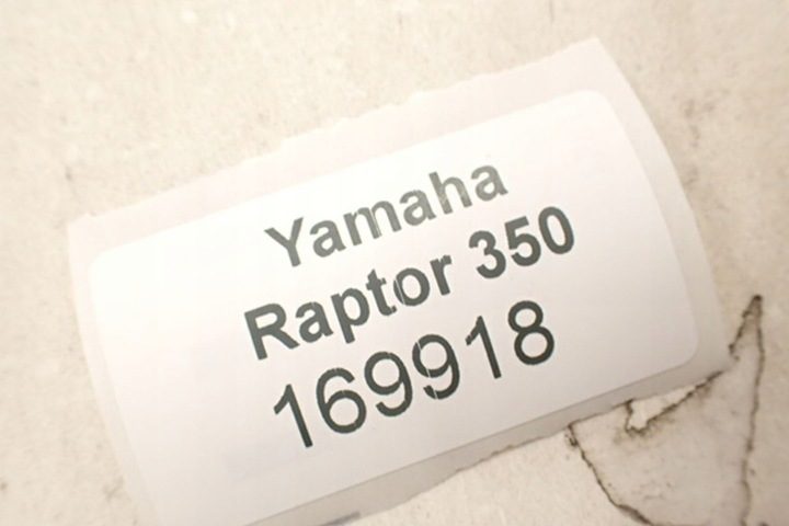 Yamaha Raptor 350 Крыло переднее подкрылок пластики, фото 9